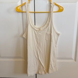 Women’s Aerie Cream Tank Top size Medium